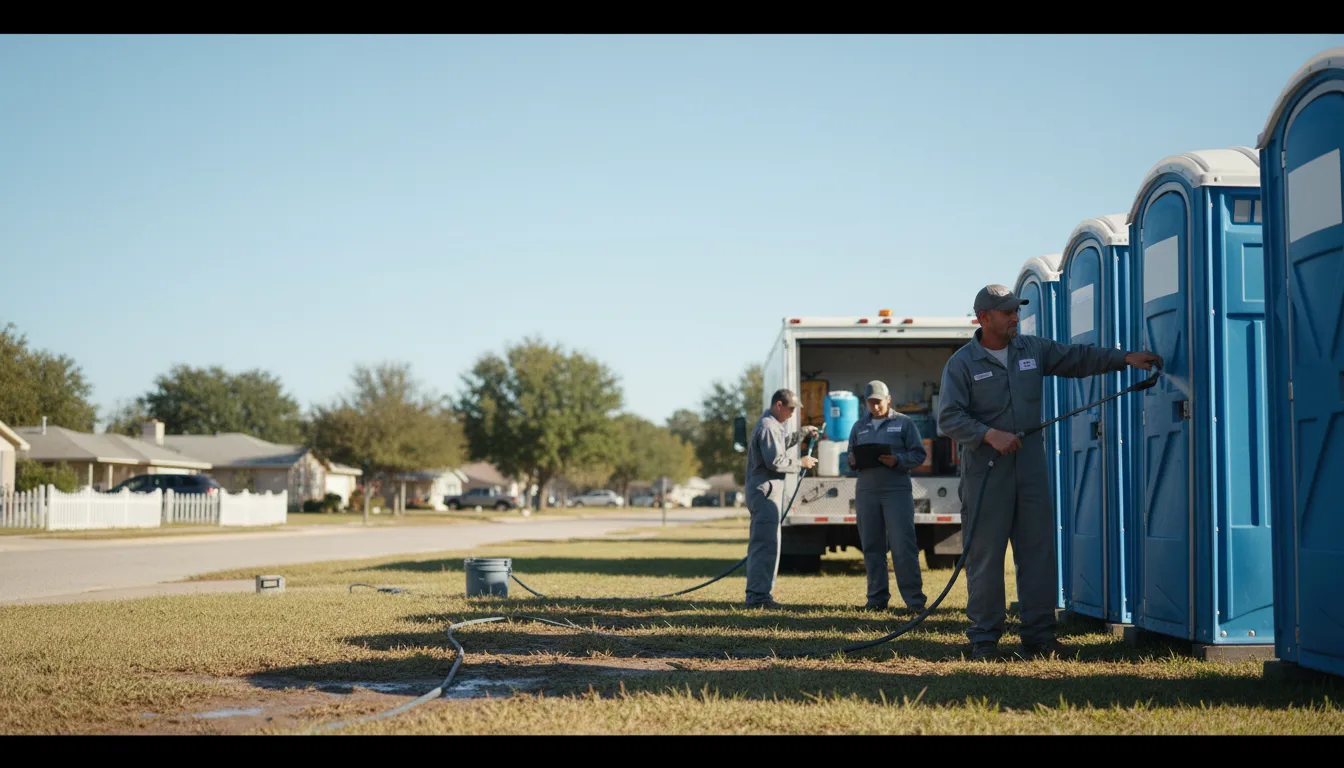 Long-Term Portable Toilet Rental in Clinton, OK near me